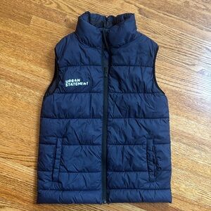 Boys blue puffer vest size 10